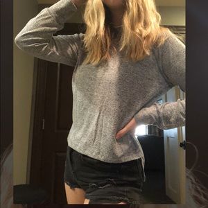 soft comfy long sleeve w hoodie